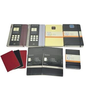 Lot of 10 NEW Moleskine Notebooks, Pro Pads, Journal Classic Pro Cashiers